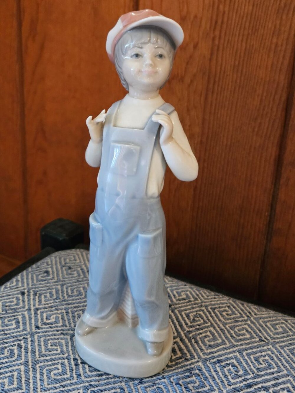 Vintage Lladro 'Boy from Madrid', Suspenders and Accordian, Made in Spain